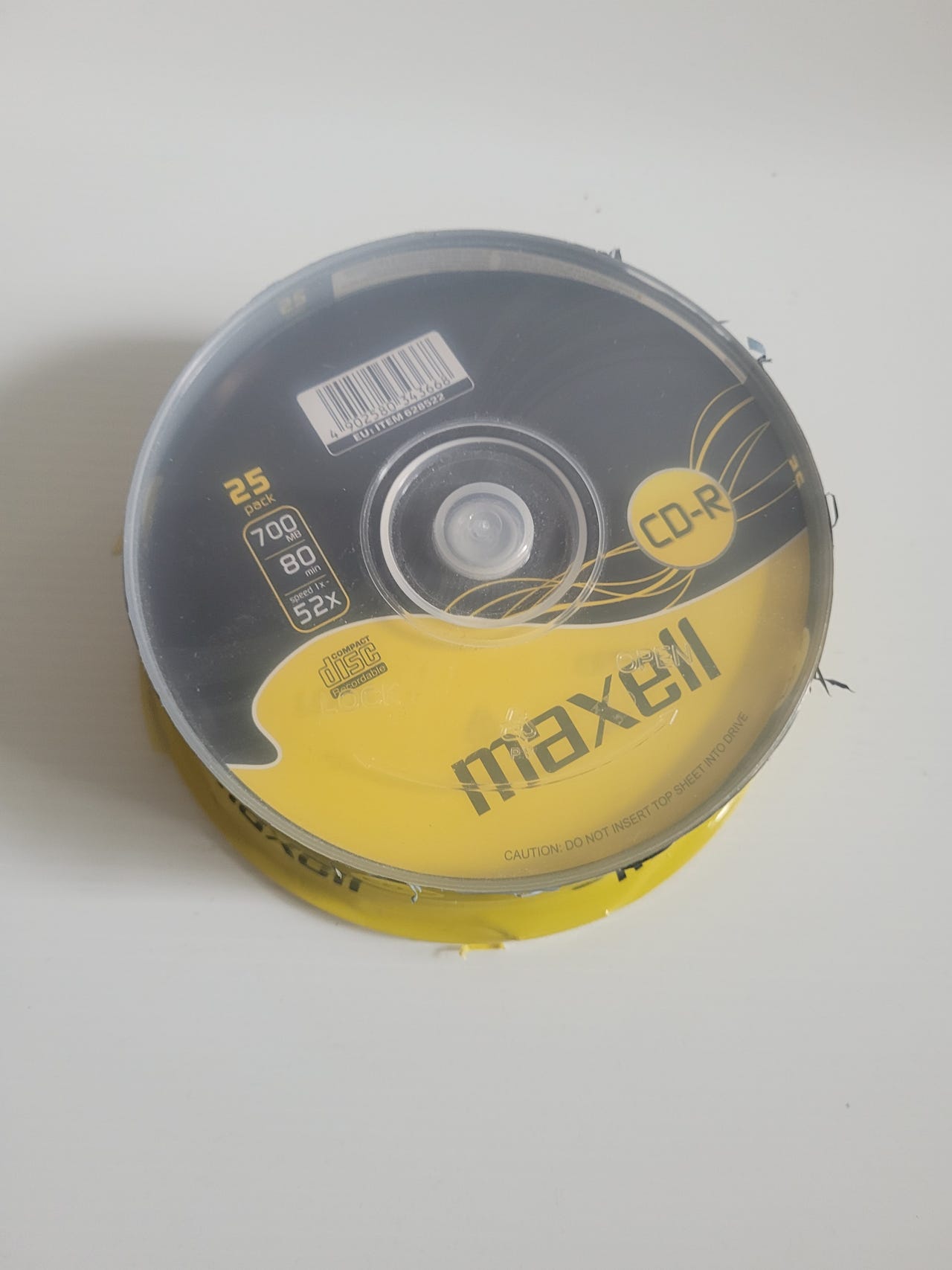 Avaamaton Maxell CD-R 25 kpl, 700 MB / 80 min / 52x