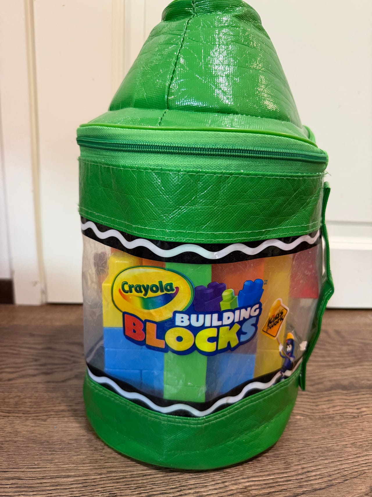 Crayola Building Blocks rakennuspalikat pussissa