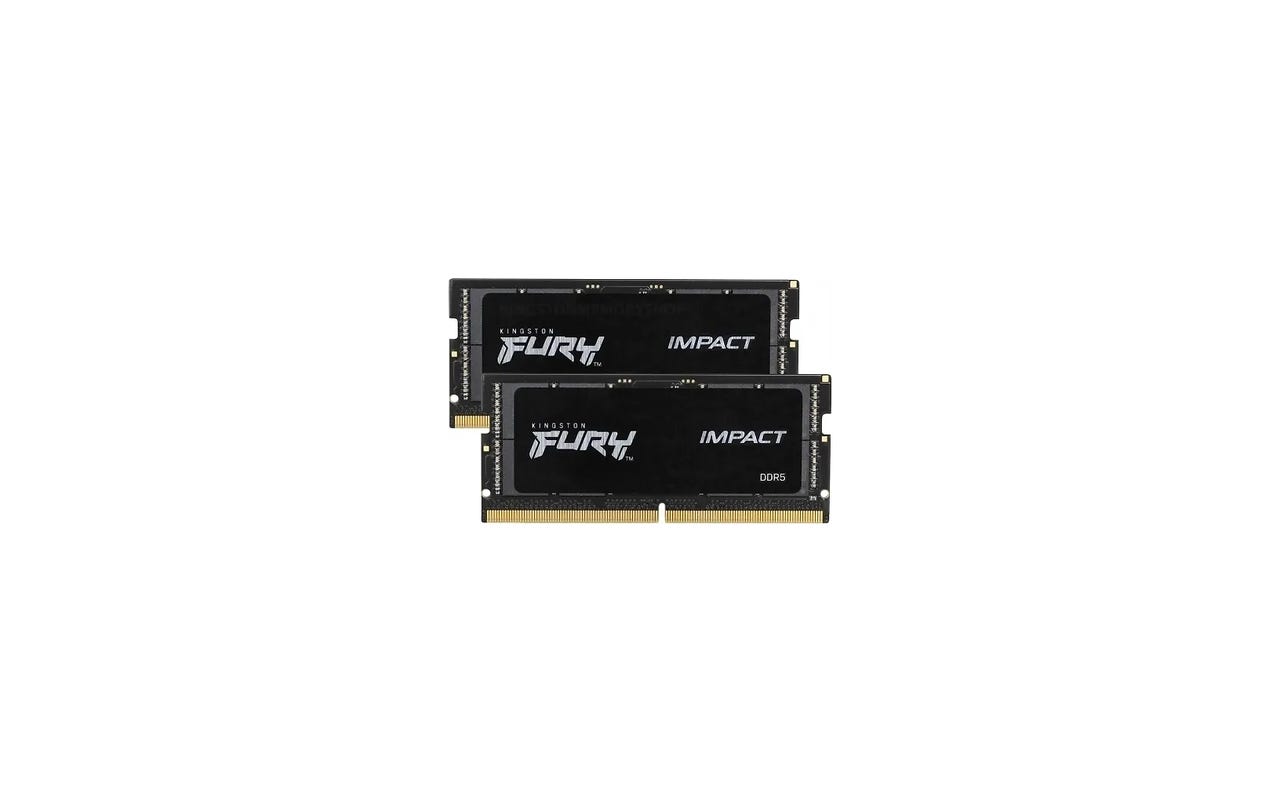 Kingston FURY Impact 64 Gt (2×32 Gt) DDR5-5600 SO-DIMM RAM-muisti