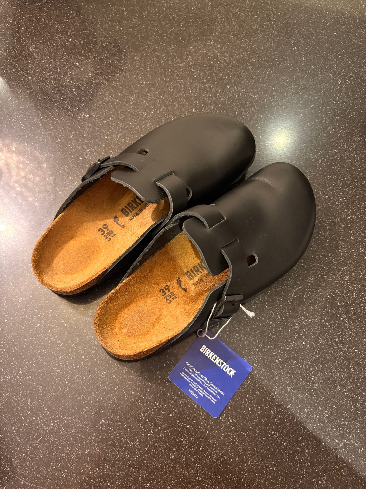 Birkenstock Boston 39 musta