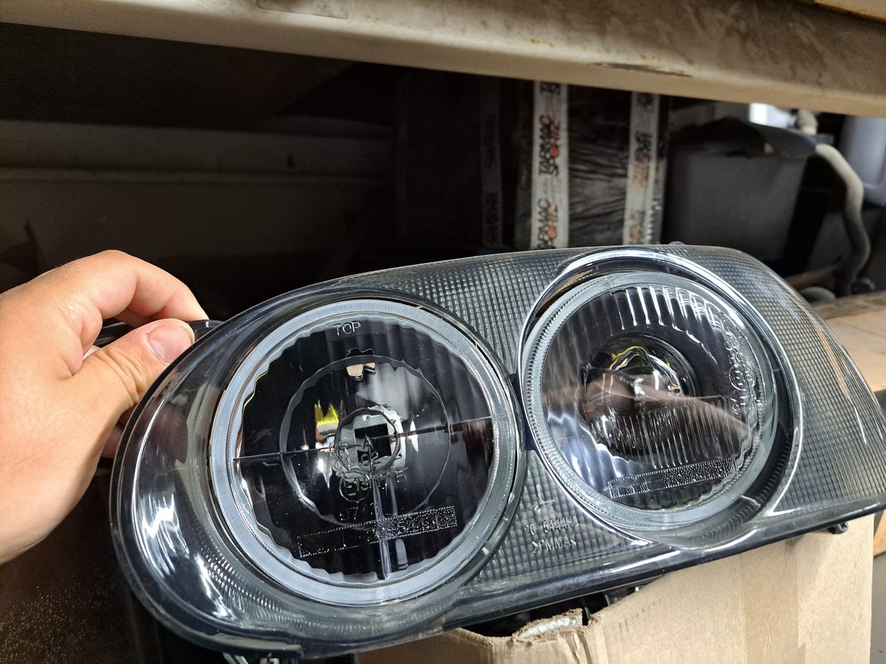 Vw golf mk3 hella ajovalot