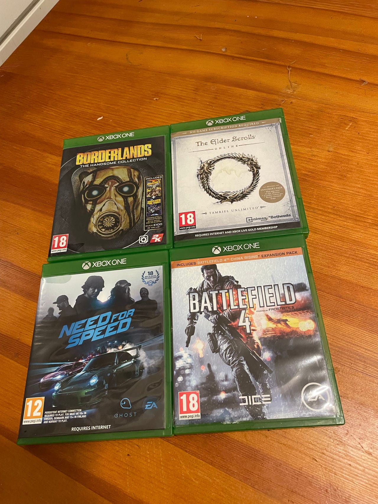 Xbox One pelejä
