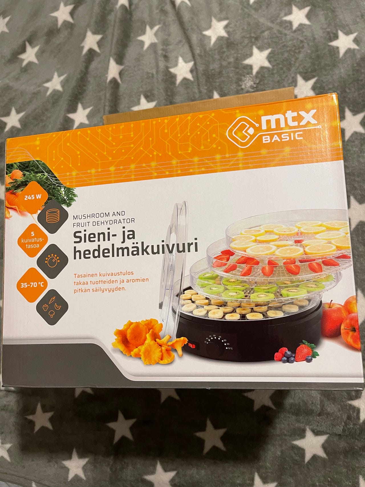 Mtx Basic sieni- ja hedelmäkuivuri