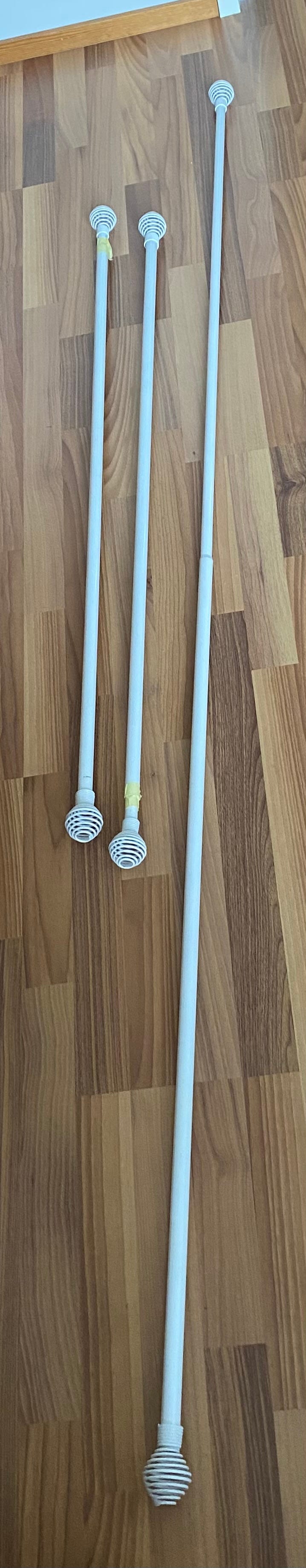 3kpl teleskooppi verhotankoja