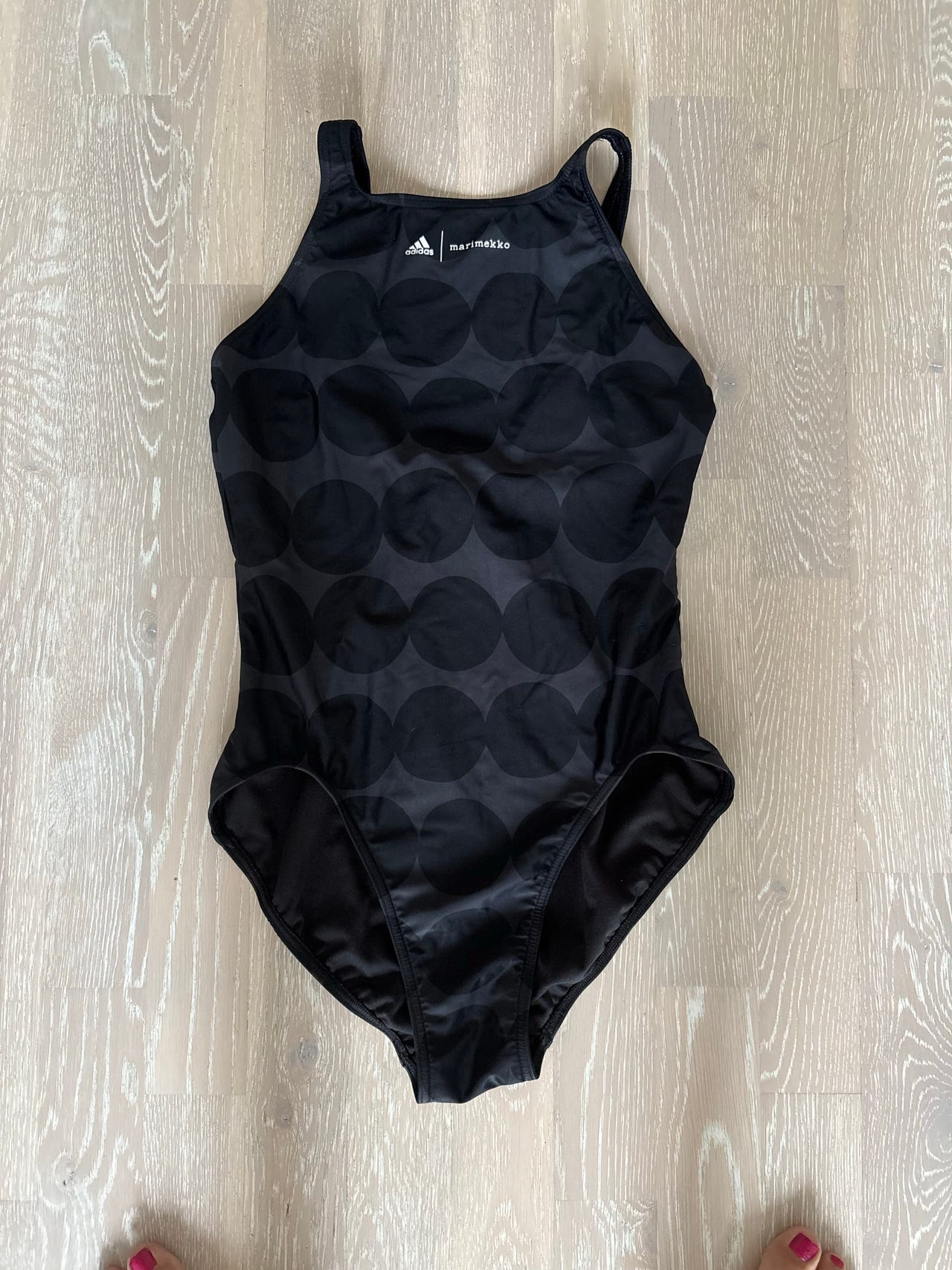 Marimekko / Adidas uimapuku koko 38 musta