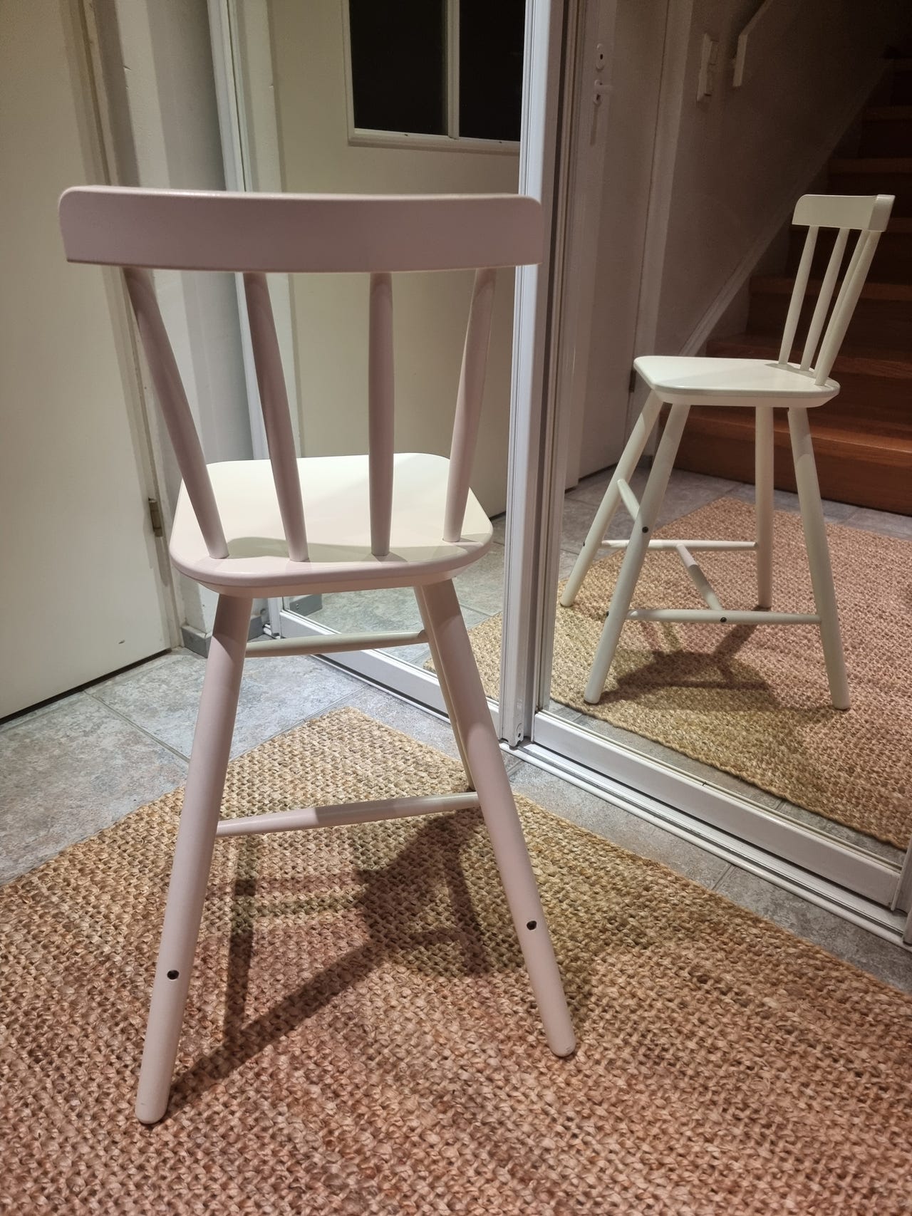 IKEA lasten tuoli vaalea puu