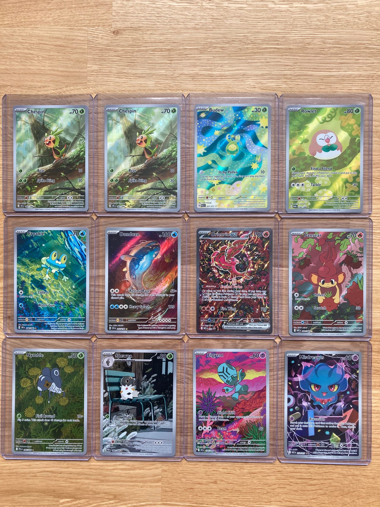 Pokemon kortteja (illustration rare)