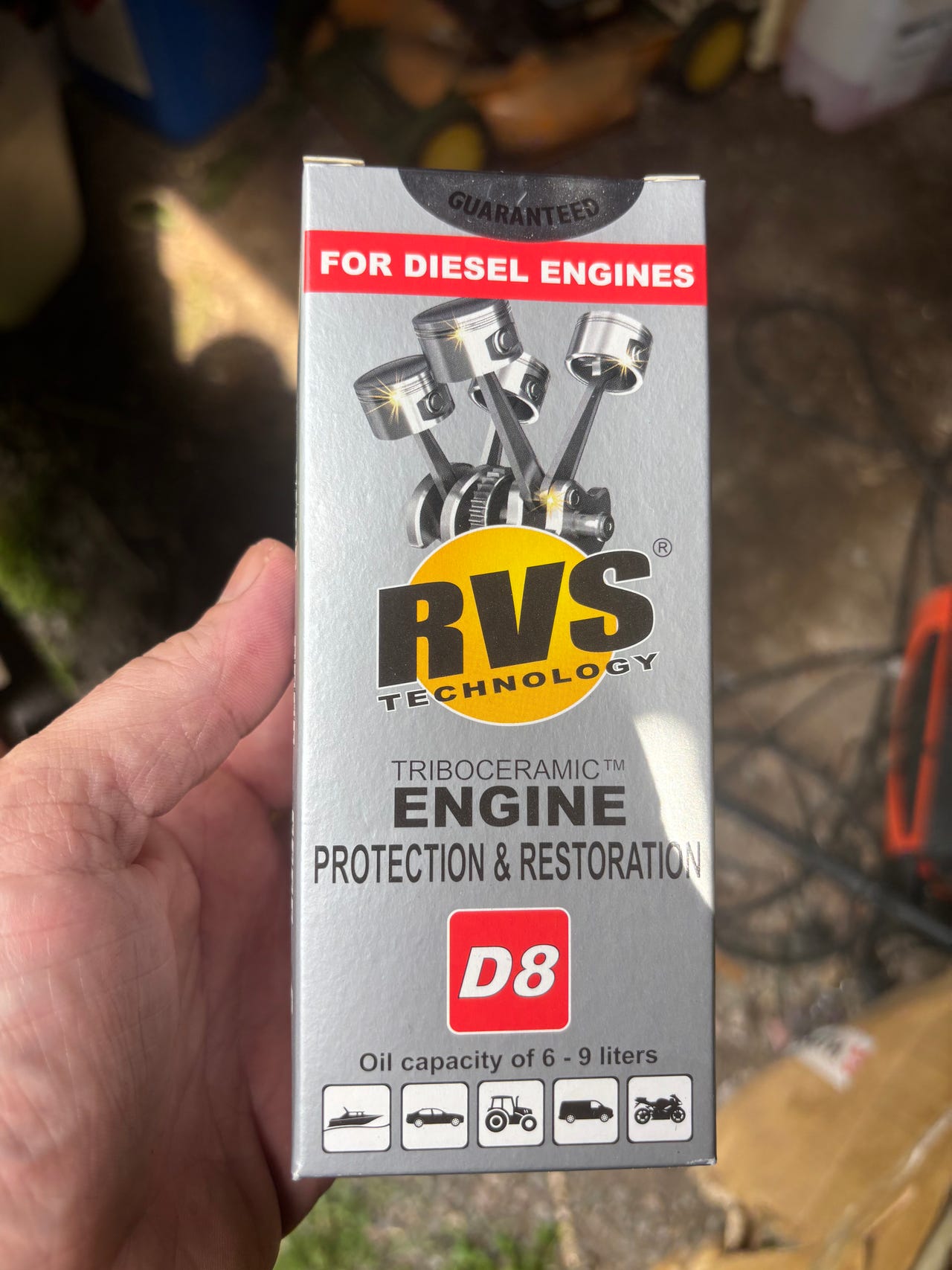 Diesel moottorin käsittely