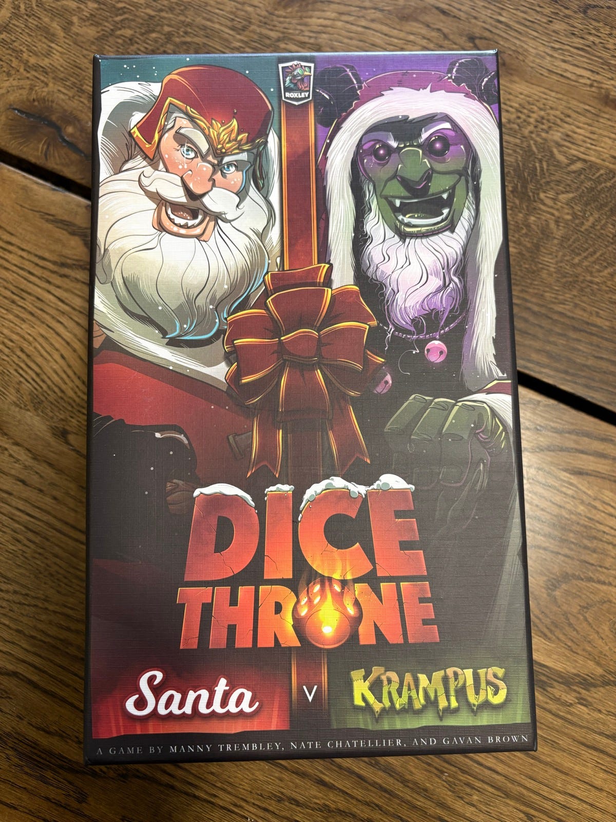 Dice Throne Santa vs Krampus Kickstarter -lautapeli