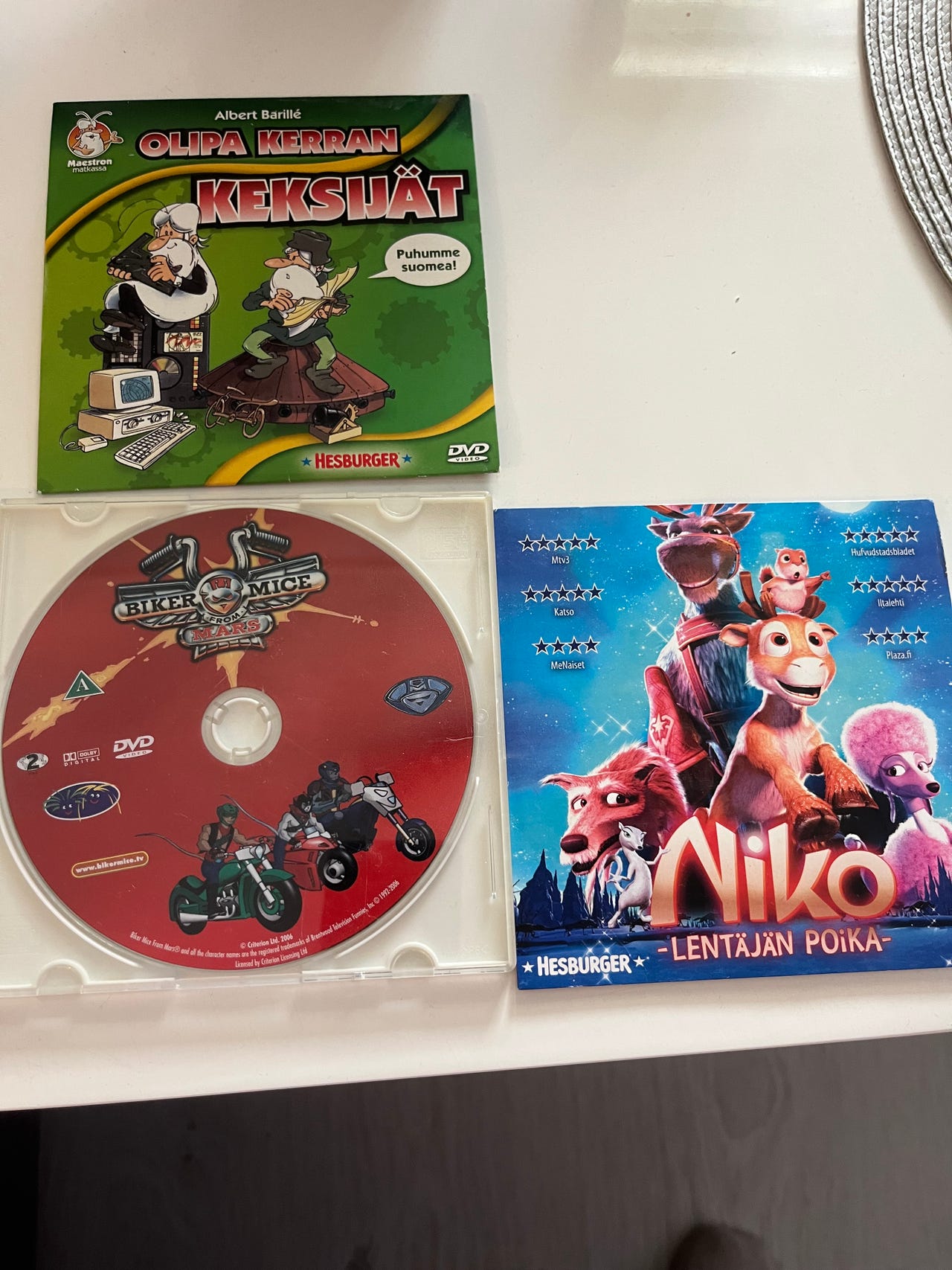 Lasten dvd-elokuvia