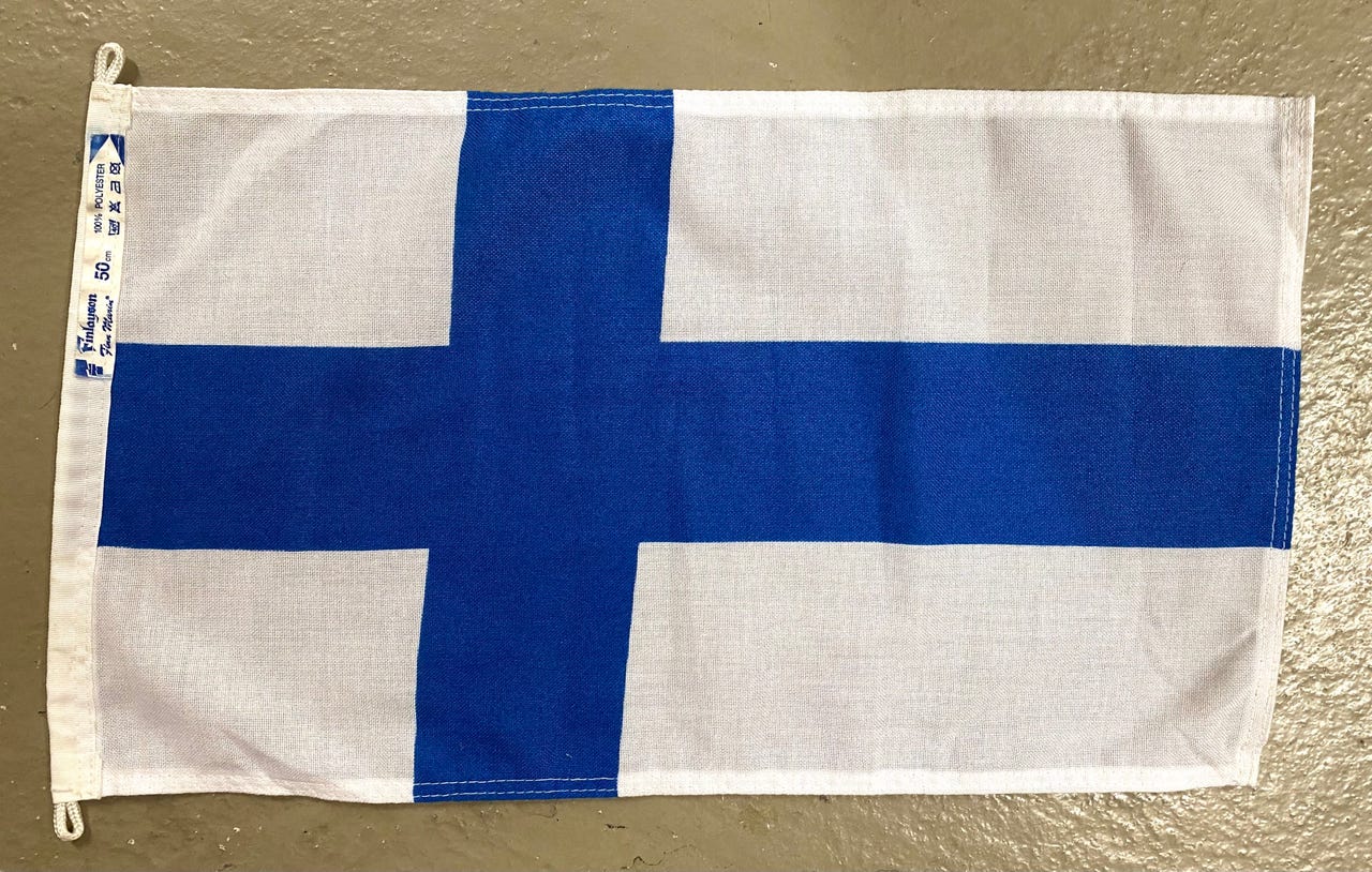 Finlayson / Finn-Marin Suomen lippu, koko 50 cm