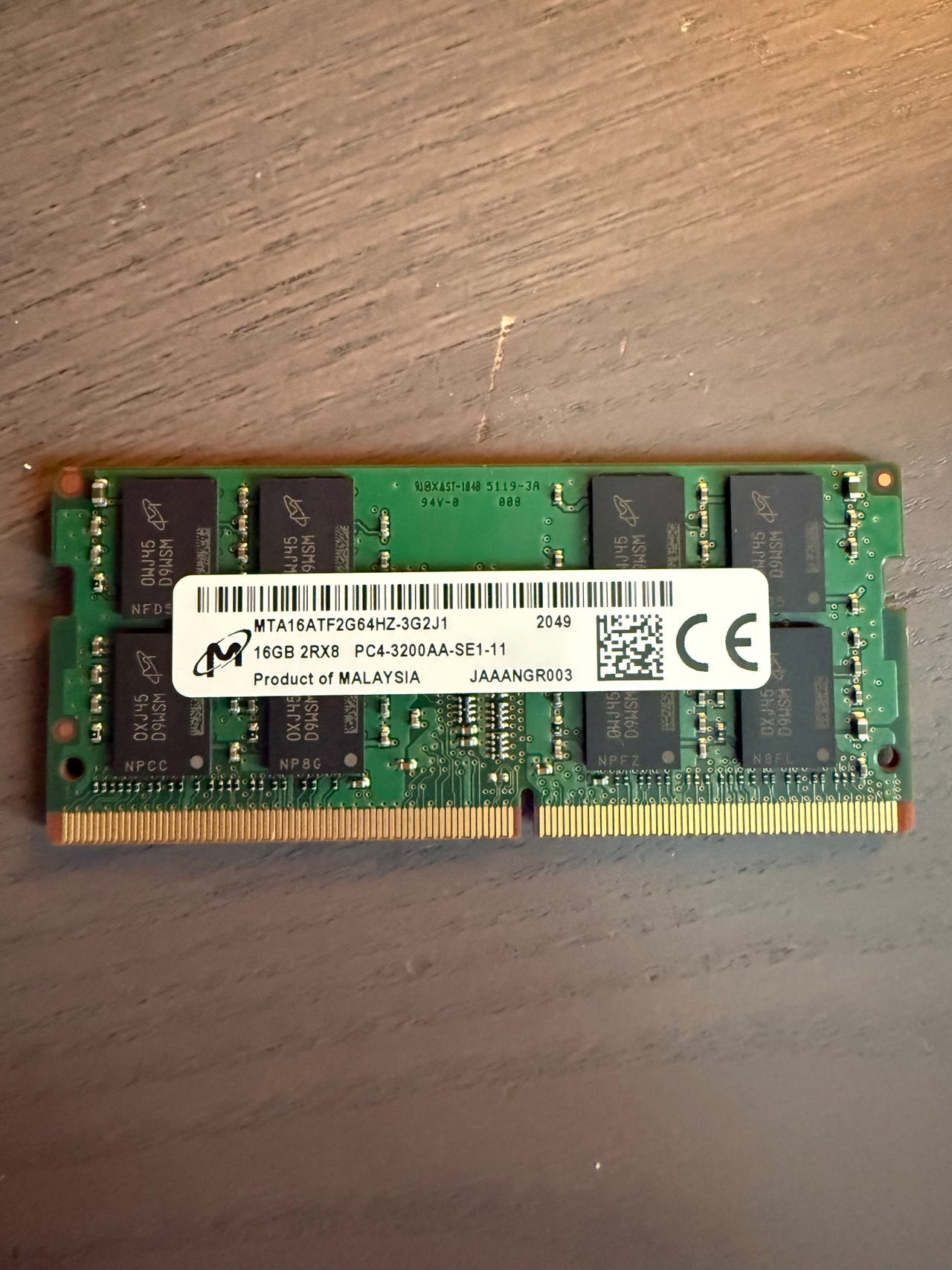 Micron 16GB DDR4-3200 SO-DIMM - muistikampa kannettavaan tietokon
