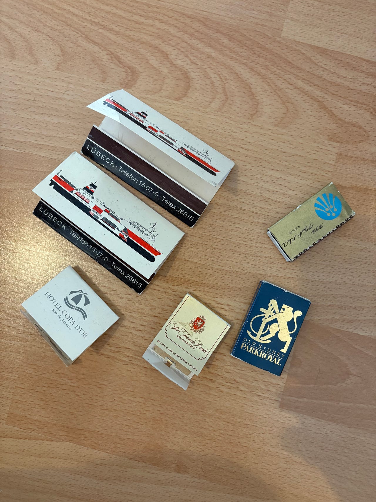 Vintage tulitikkurasiat – Kansainväliset (70-/80-luku)