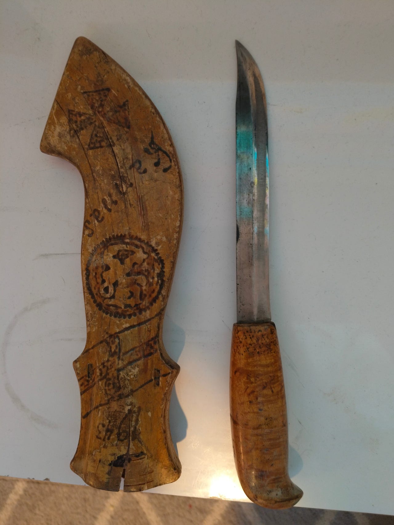 Toisenmaailman sodan aikainen keräily puukko
