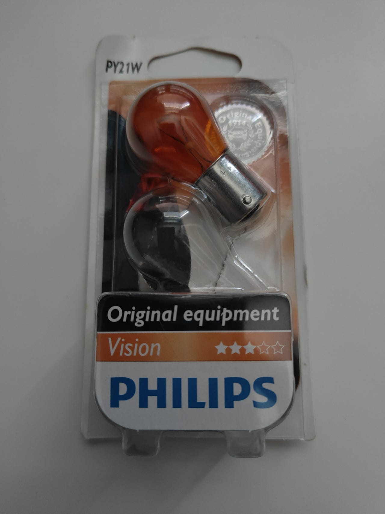 Philips, PY21W, 12V, 21W, polttimo, 1kpl