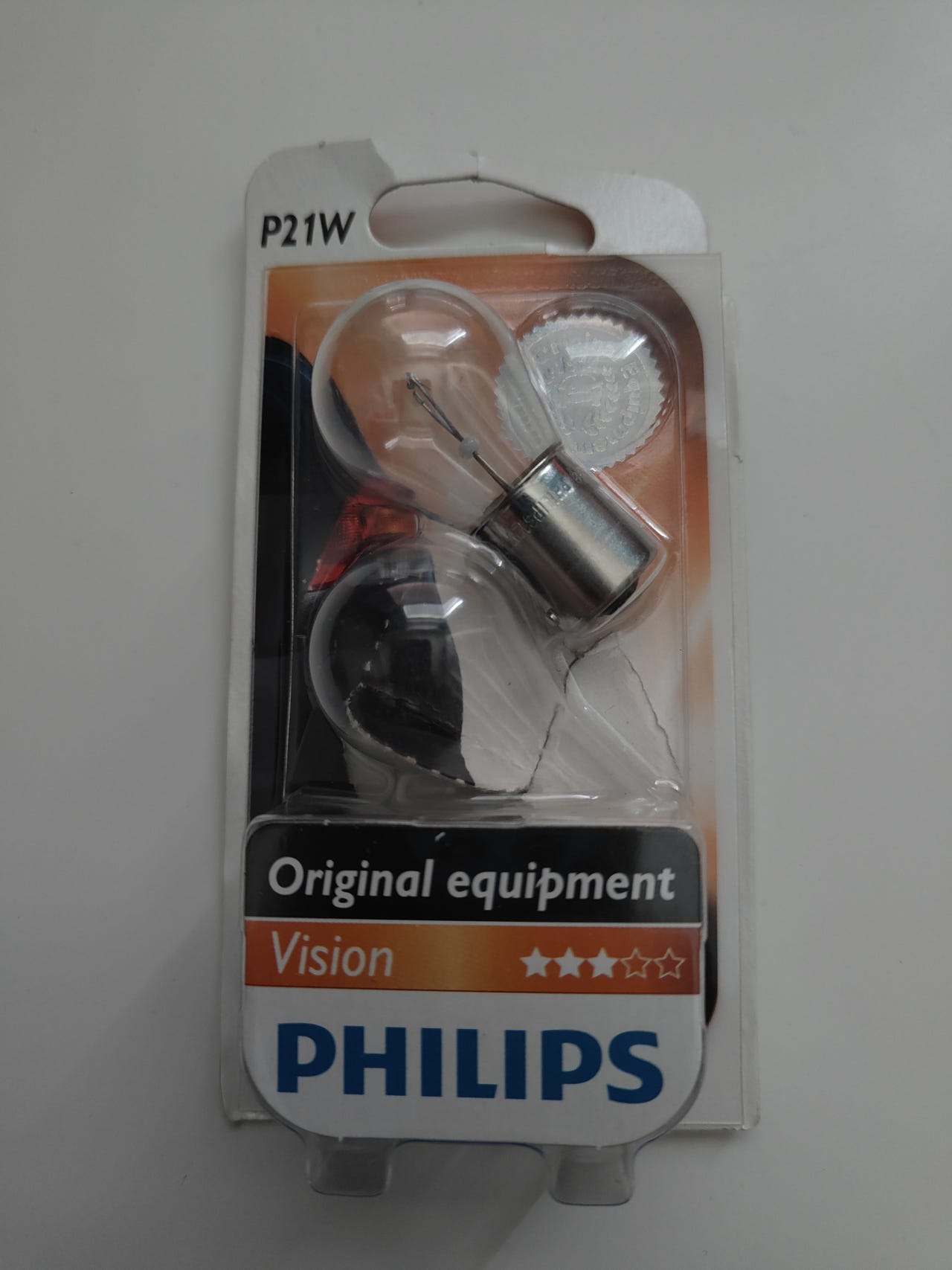 Philips PY21W, 21W, 12V, polttimo, 1kpl