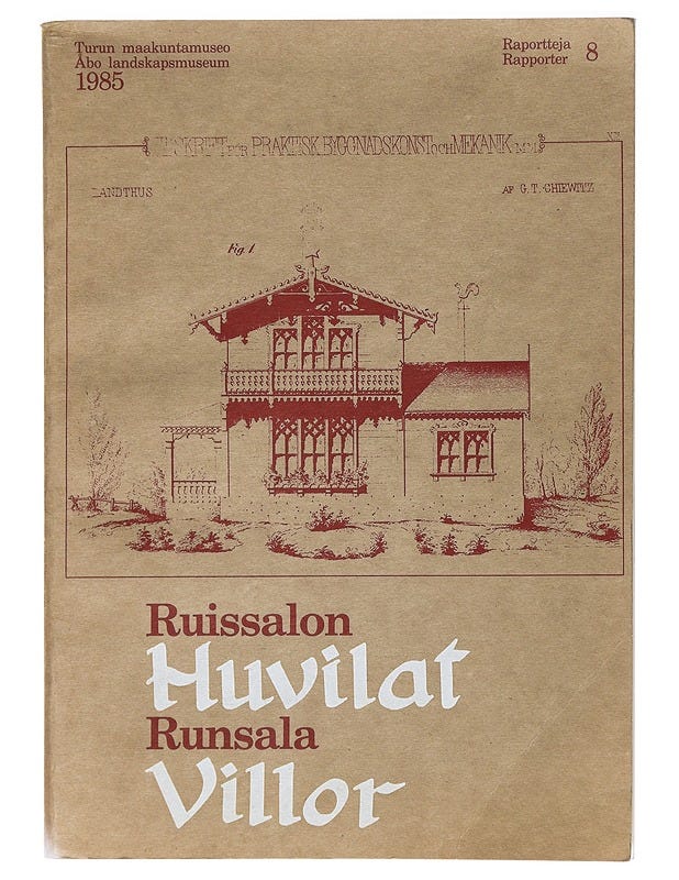 Ruissalon huvilat : Turun Ruissalon, Iso-Pukin ja Pikku-Pukin saa