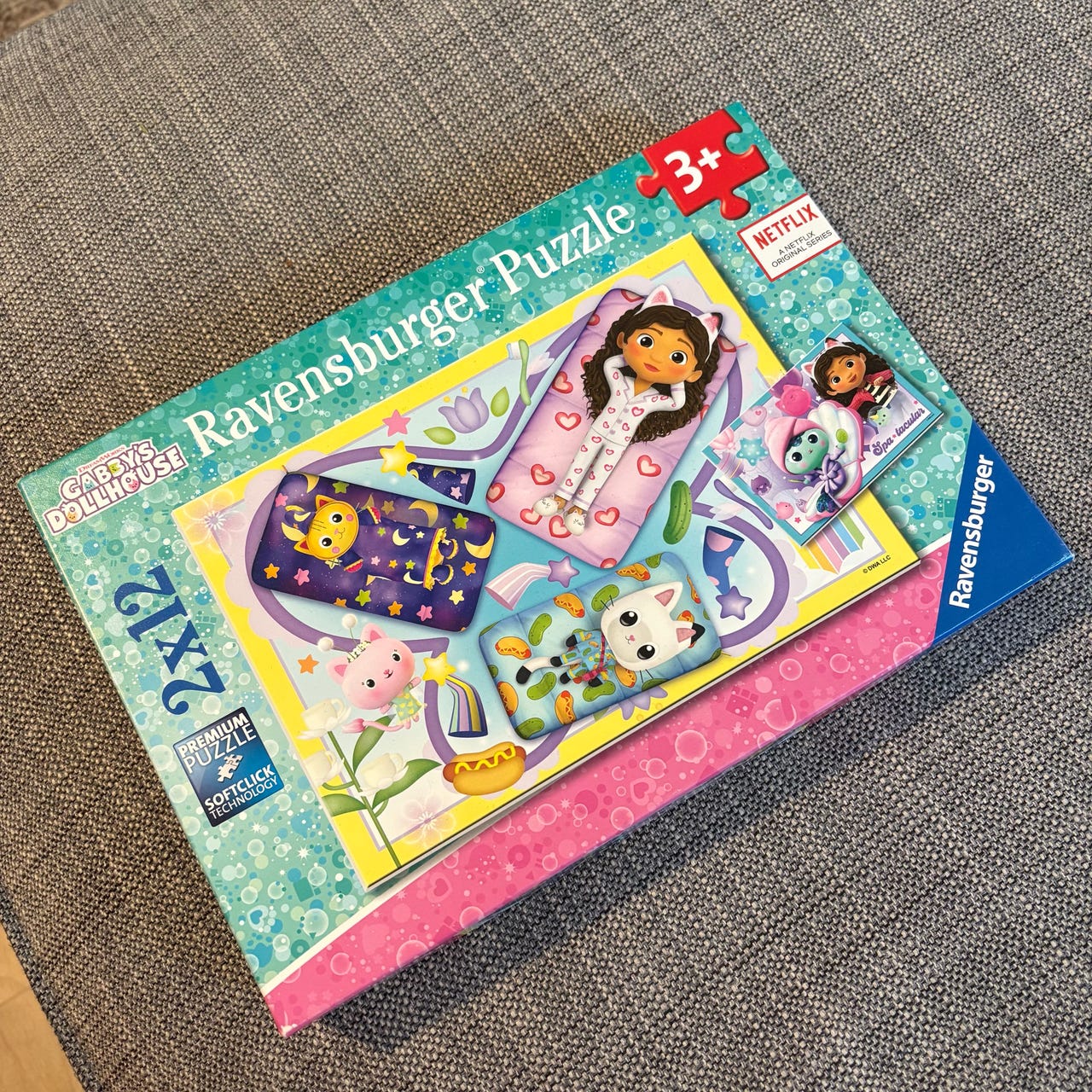 Gabby’s Dollhouse lasten palapeli 2x12 palaa