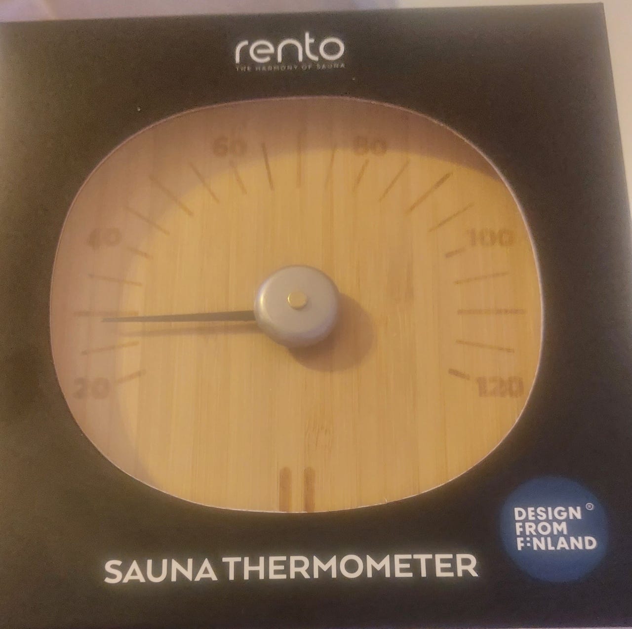 Saunaan lämpömittari