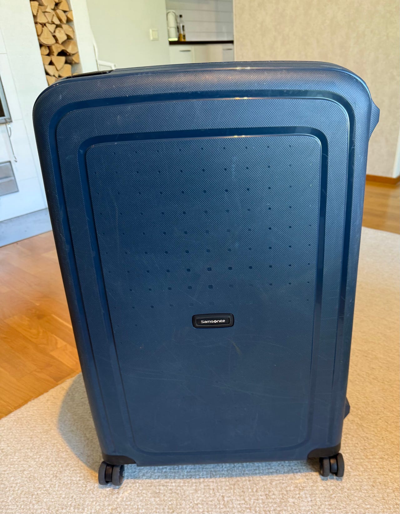 Samsonite muovinen matkalaukku sininen unisex