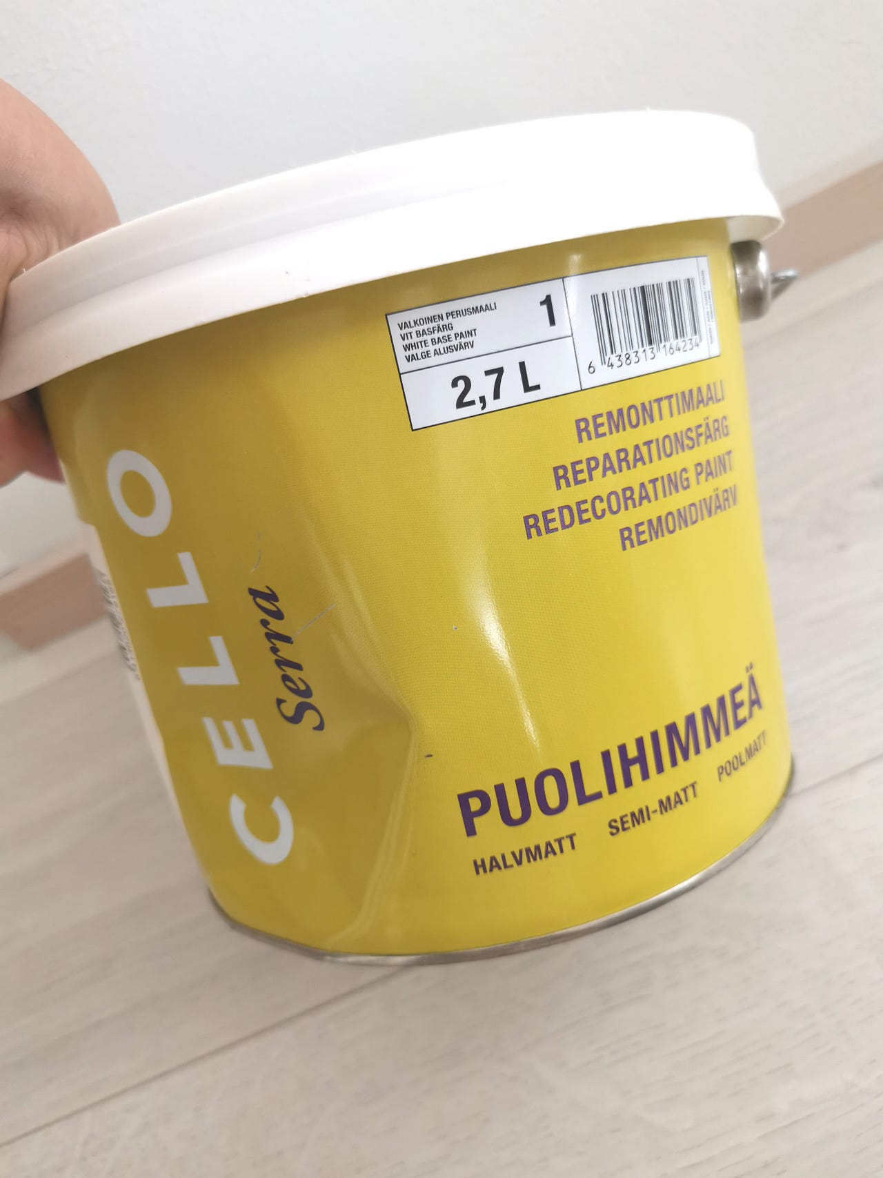 Tikkurila Cello puolihimmeä seinämaali 3l sävy Kalsiitti