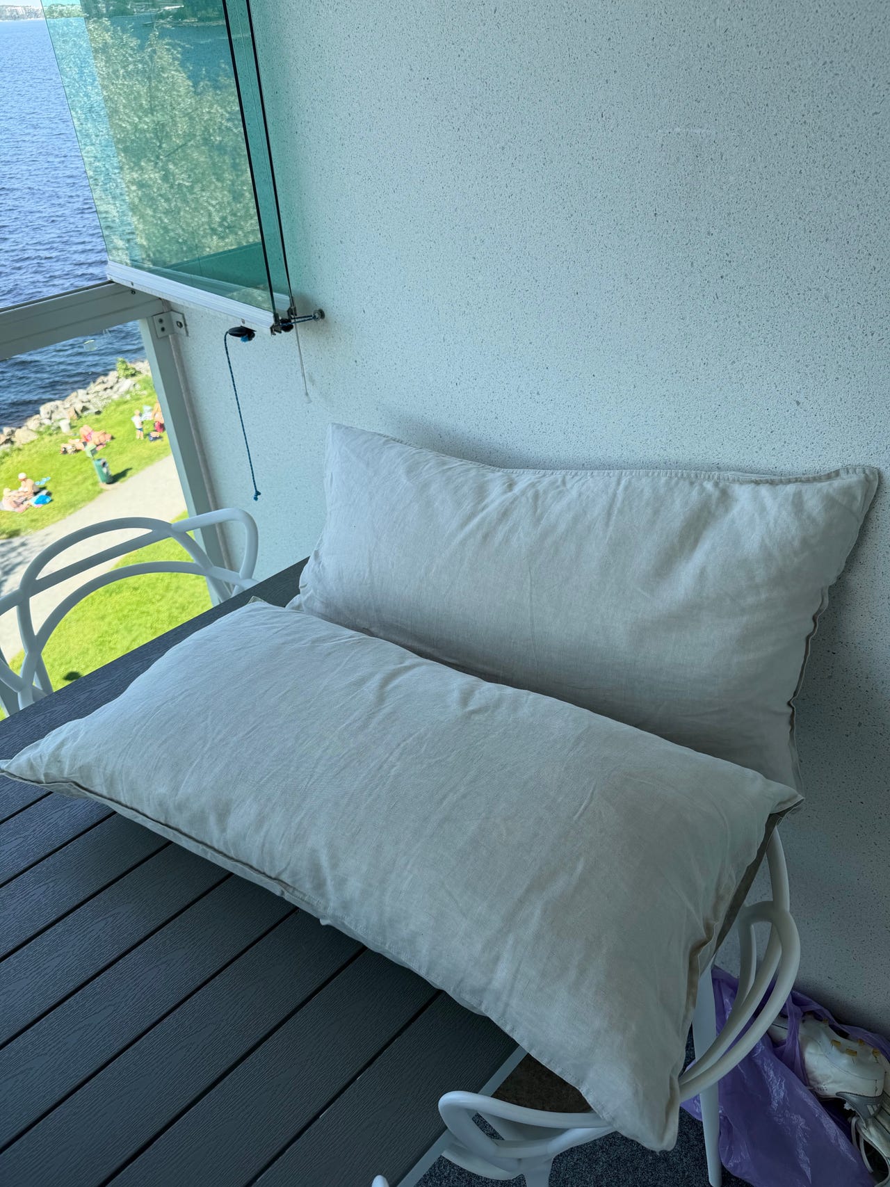 2kpl pellavatyynynpäälliset+tyyny
