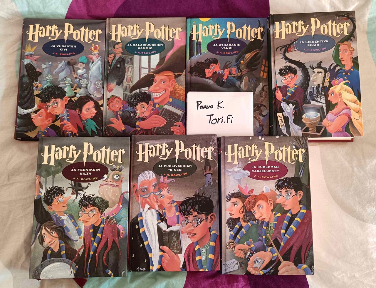 Harry Potter -kirjat 1-7 (Koko sarja)