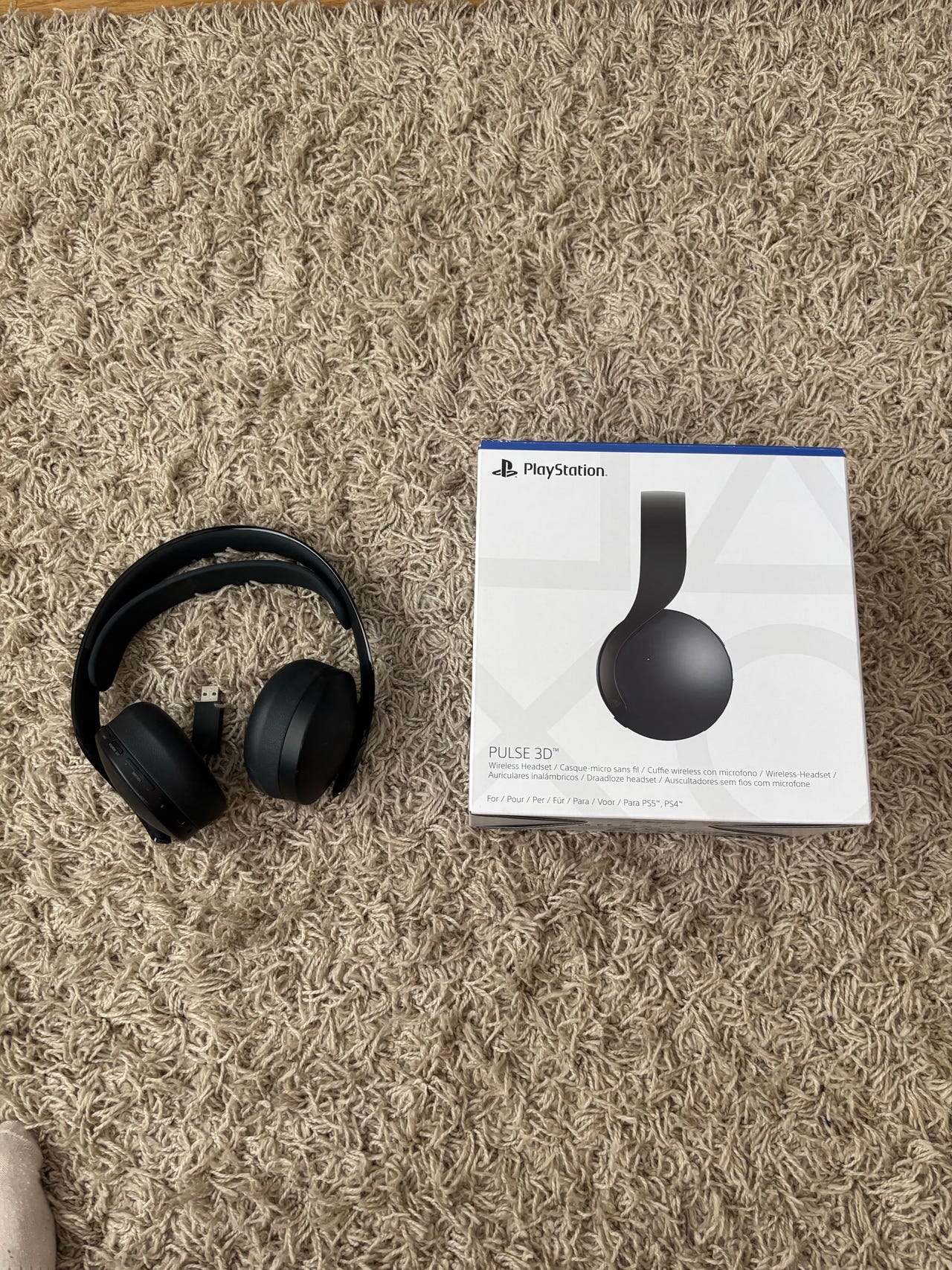 Sony PlayStation 5 Pulse 3D langattomat kuulokkeet musta