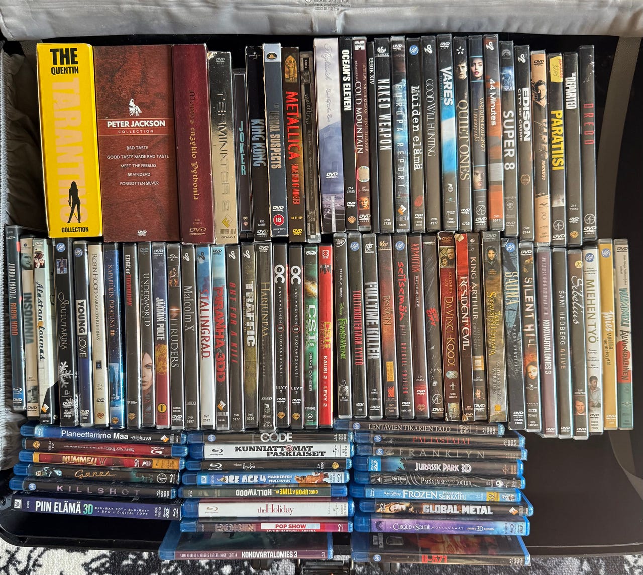 Sata DVD ja Blu-ray julkaisua satasella