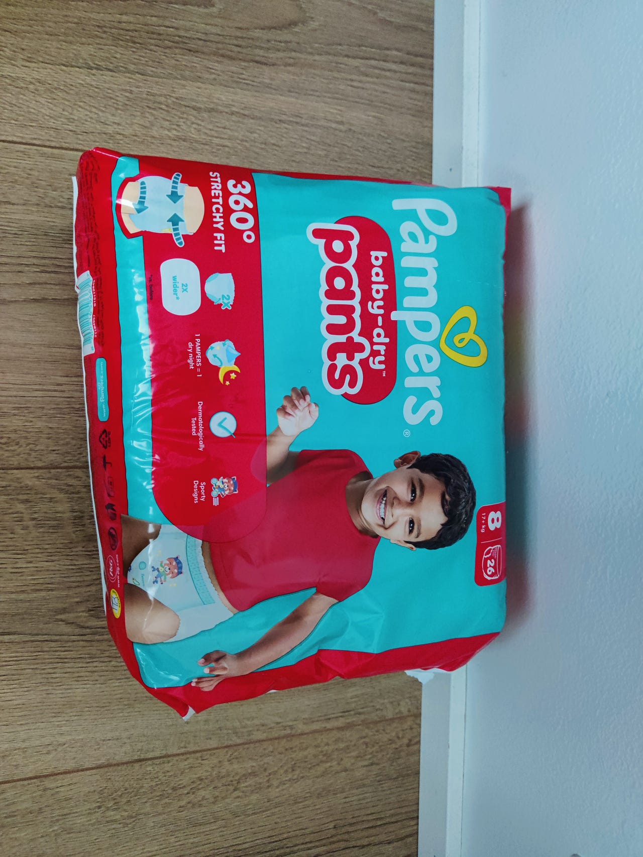 Pampers Baby-Dry Pants vaippahousut koko 8 (19+ kg)