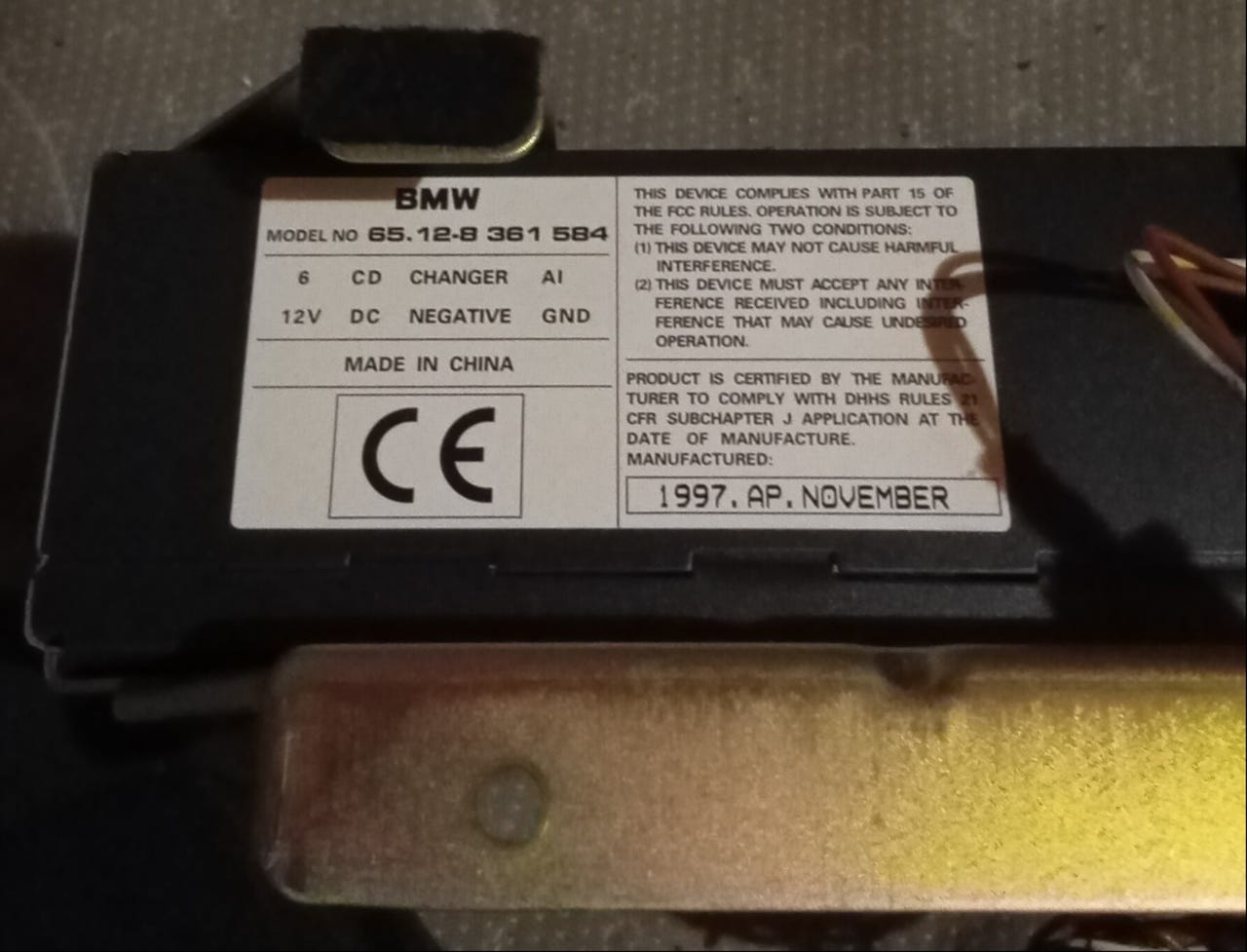 Bmw cd vaihtaja