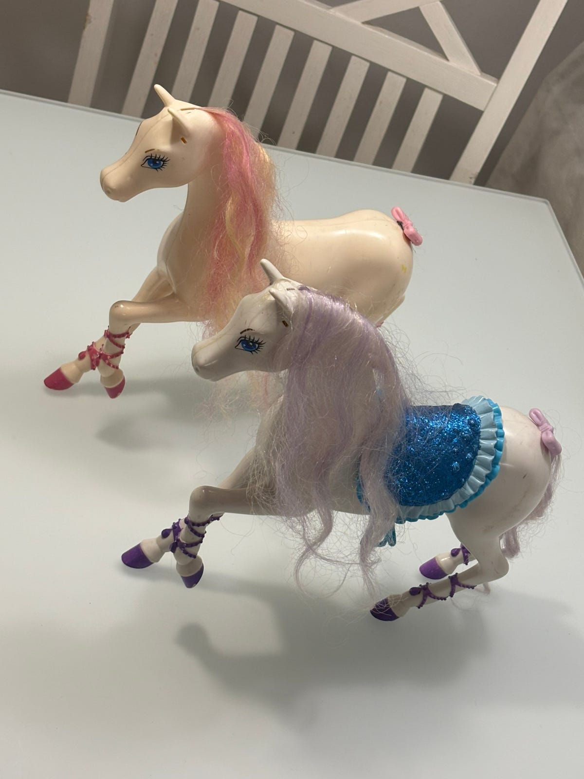 Mattel Barbie Princess hevoset 2 kpl – glitter-satula