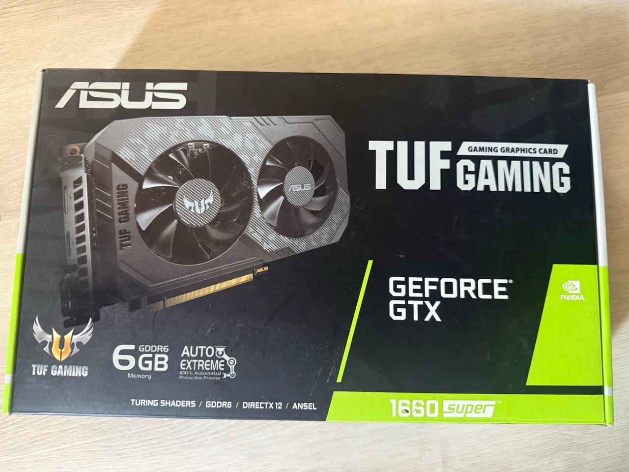 ASUS TUF Gaming GeForce GTX 1660 Super 6GB näytönohjain