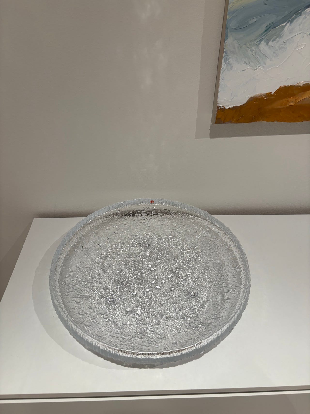 Iittala Ultima Thule tarjoiluvati kirkas 370mm