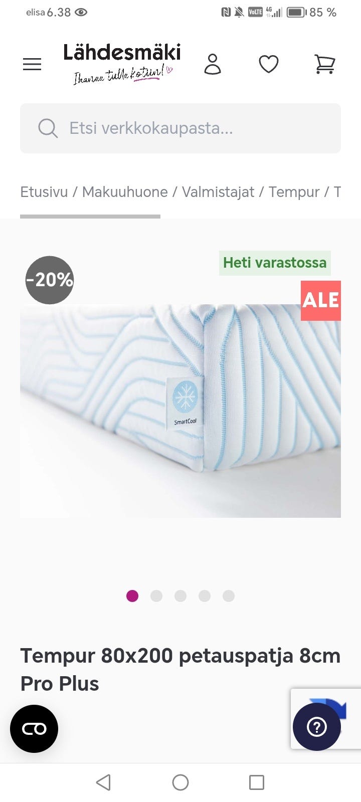 Tempur sijauspatja
