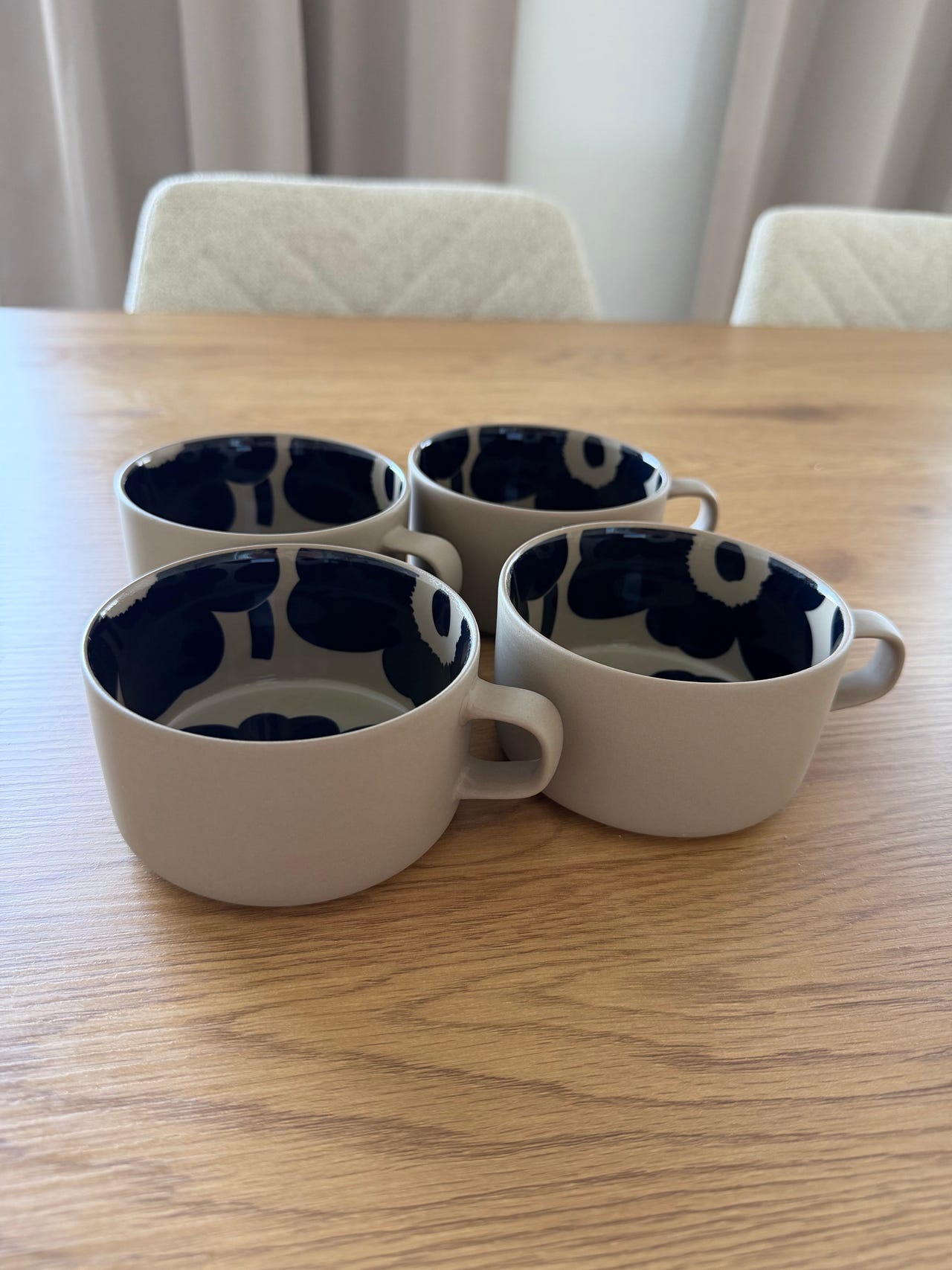Marimekko Unikko mukit 4 kpl