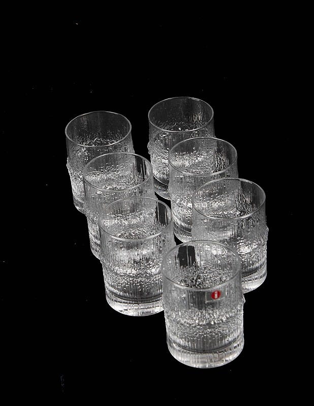 IITTALA Niva sherrylasi, 7 kpl