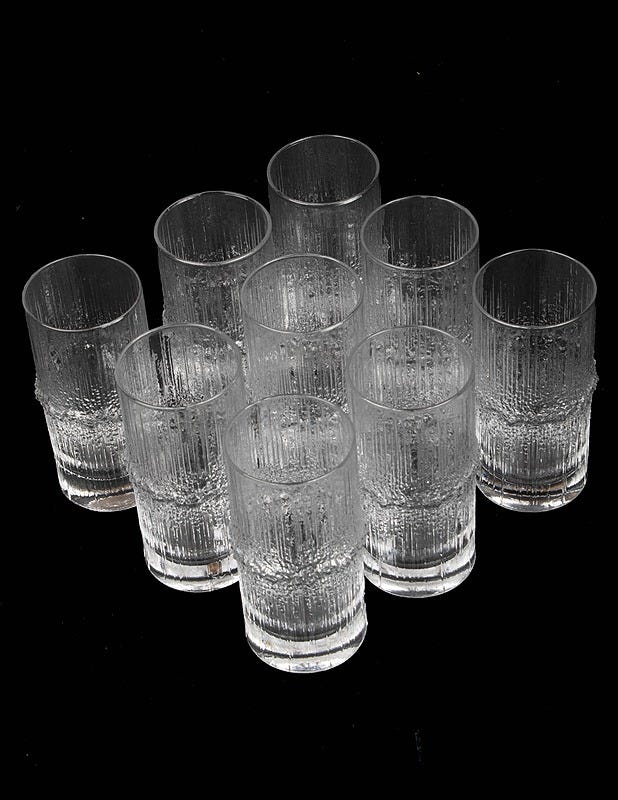IITTALA niva juomalasi, 9 kpl - kirkas