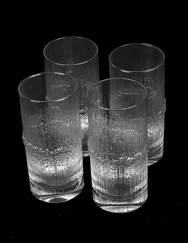 IITTALA Niva olutlasi, 4 kpl - kirkas