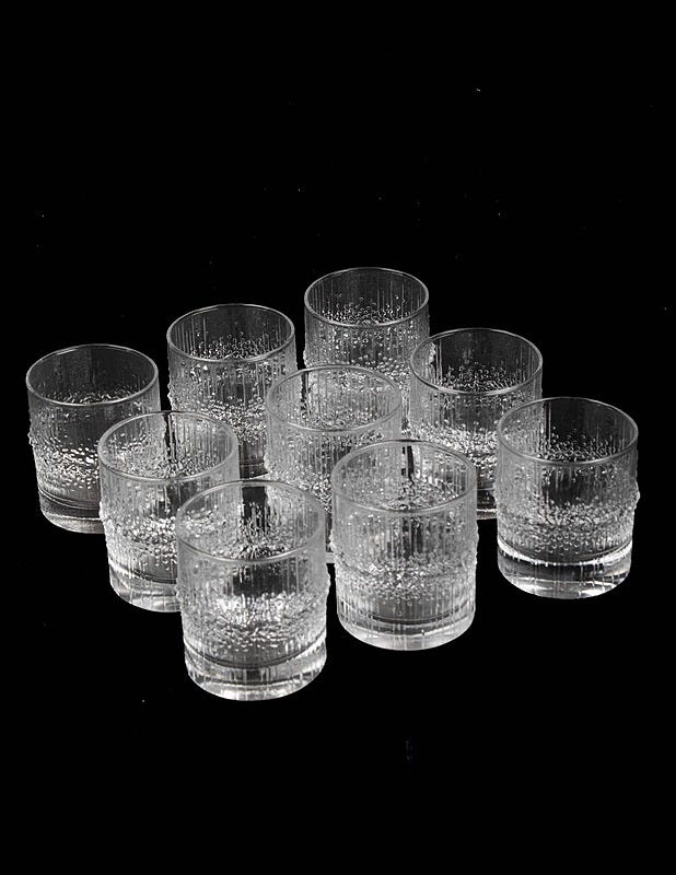 IITTALA Niva snapsilasi, 9 kpl - kirkas