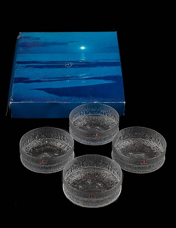 IITTALA Paadar jälkiruokakulho, 4 kpl
