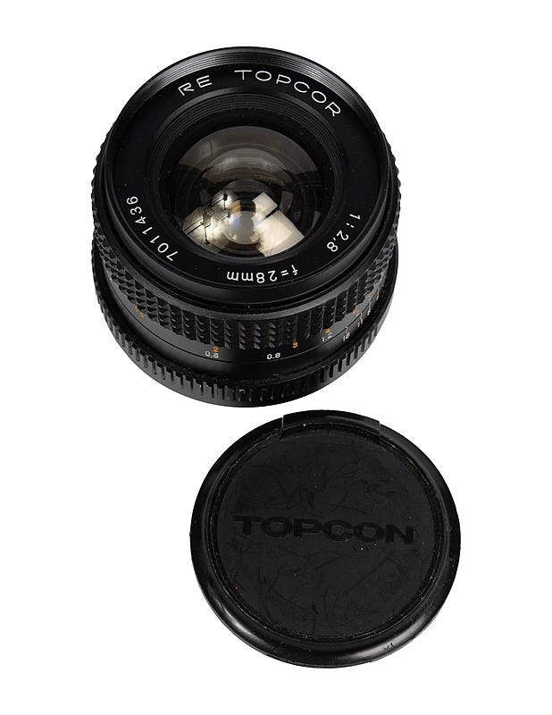 TOPCON RE TOPCOR -objektiivi