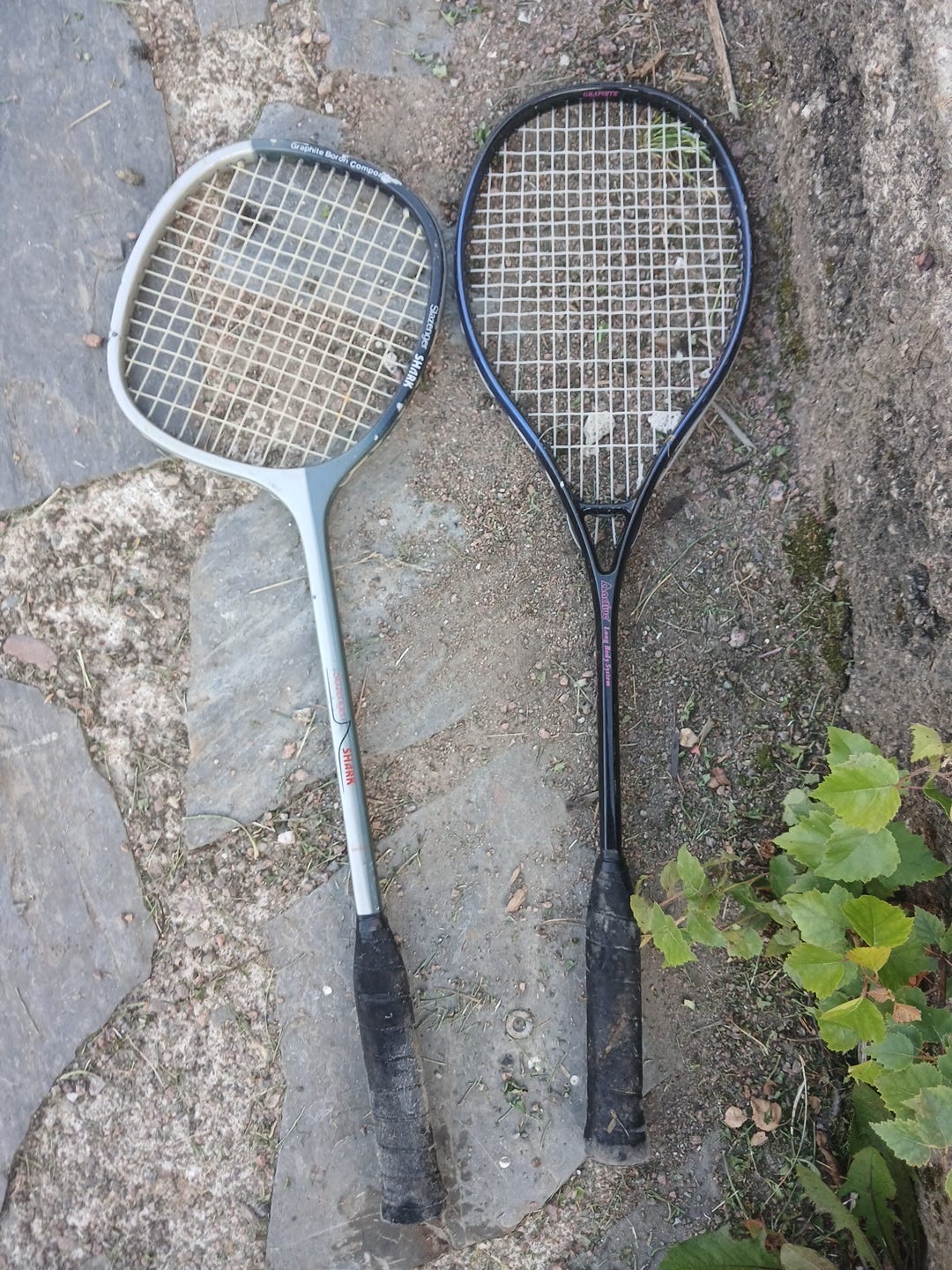 Sulkapallomaila ja tennismaila