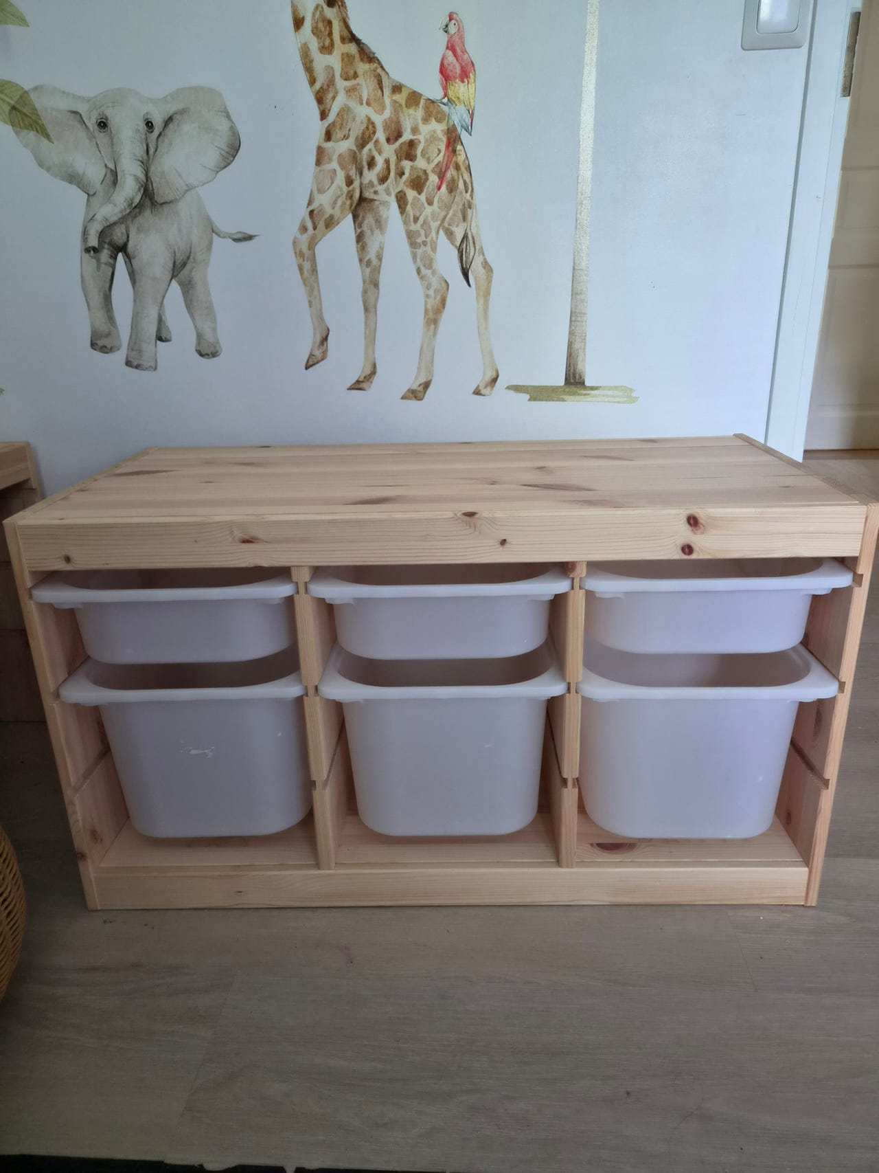 IKEA Trofast hylly+laatikot