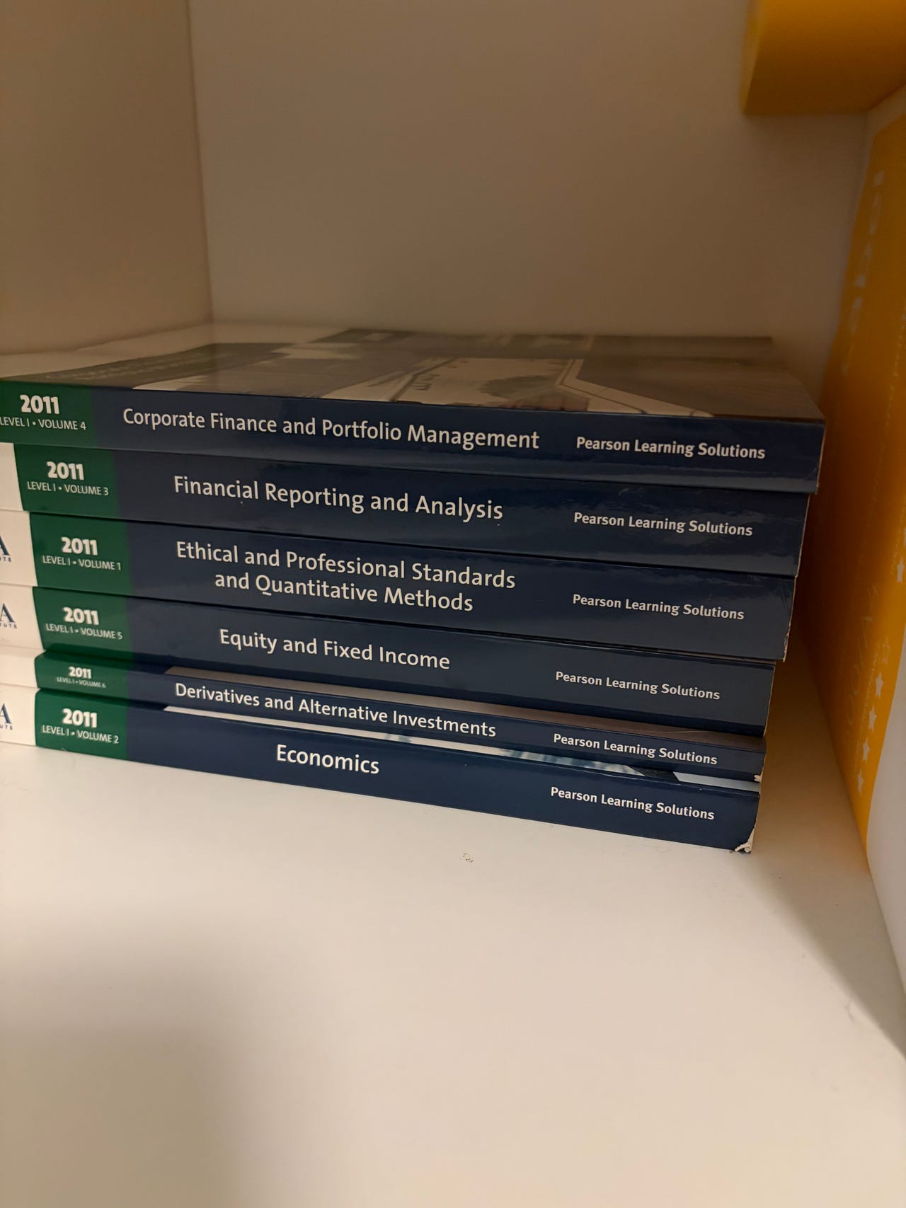CFA Level I kirjasarja (6 kirjaa) / Finance textbooks