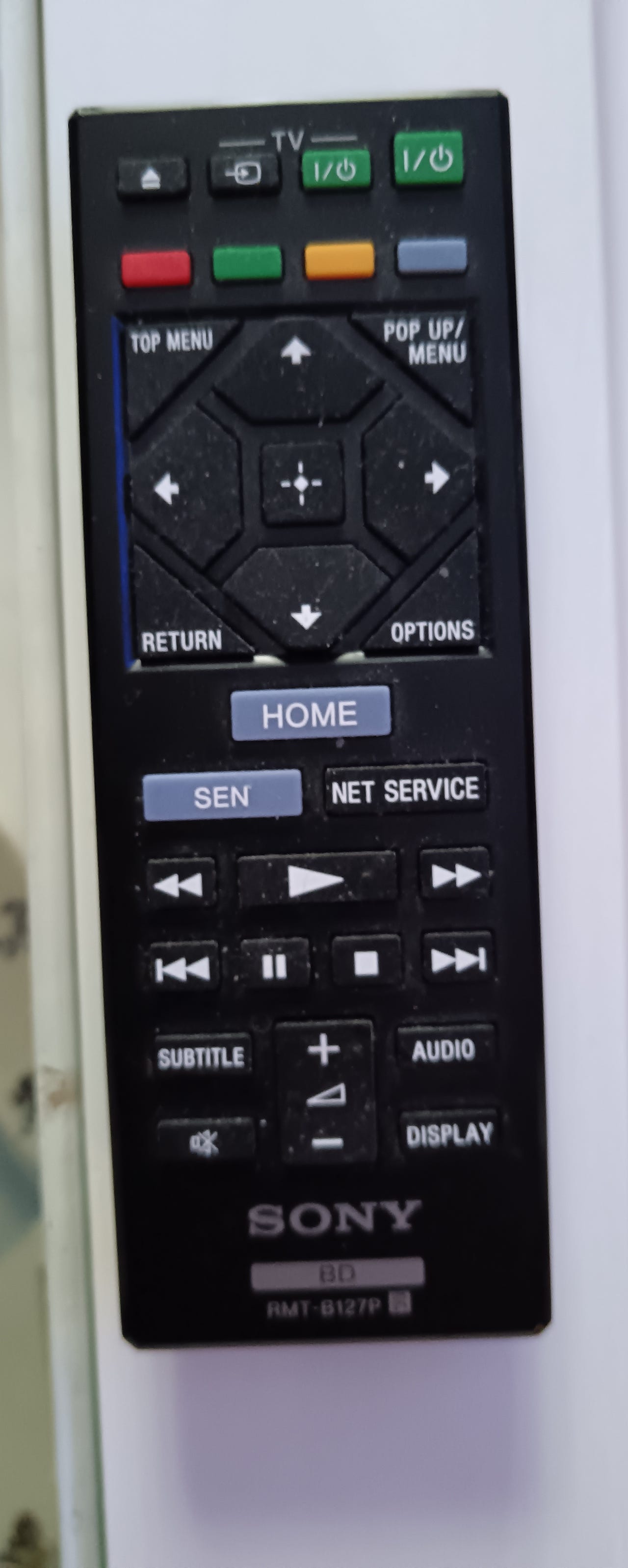 Sony kaukosäädin