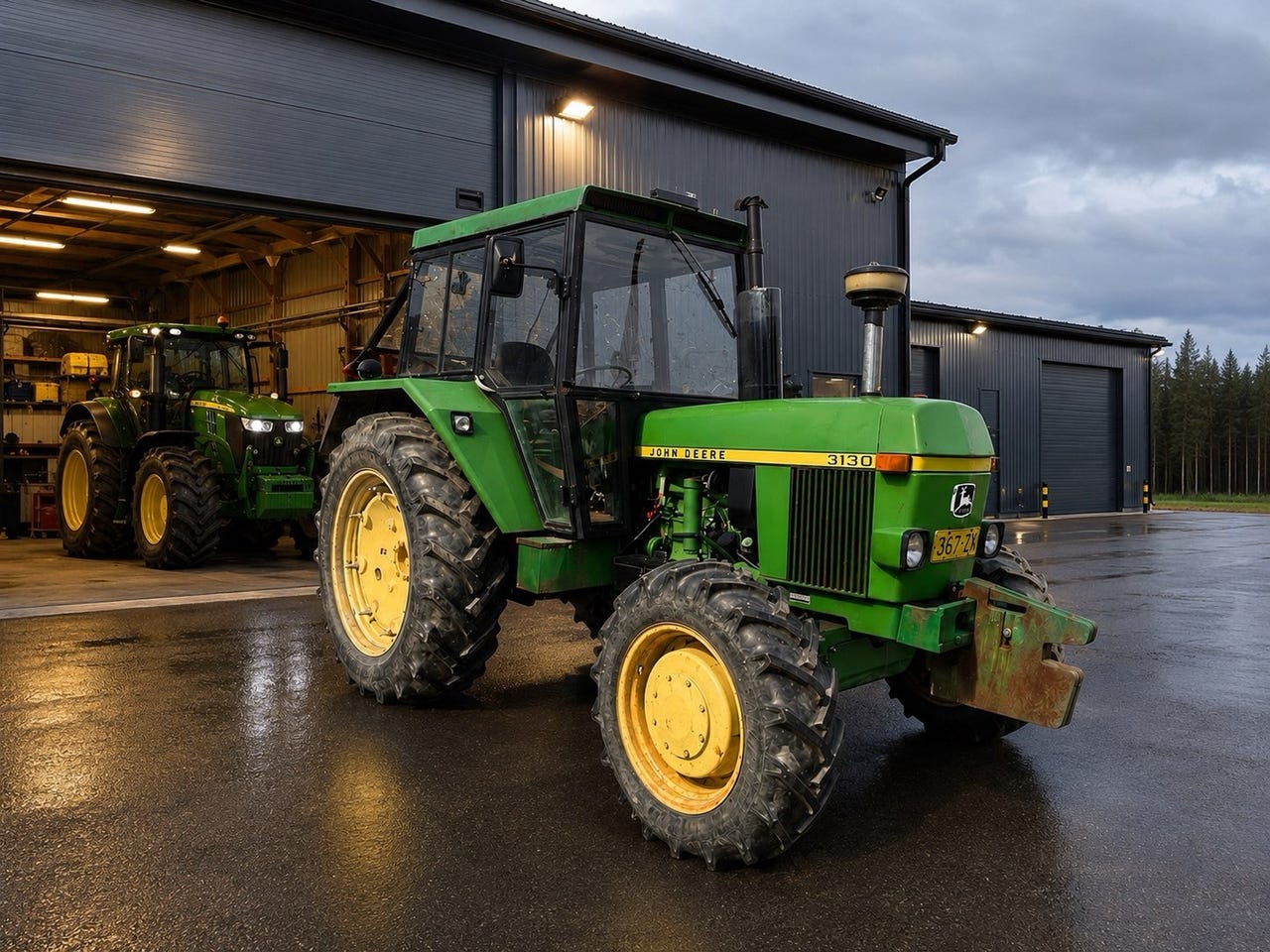 John Deere 3130 4WD traktori