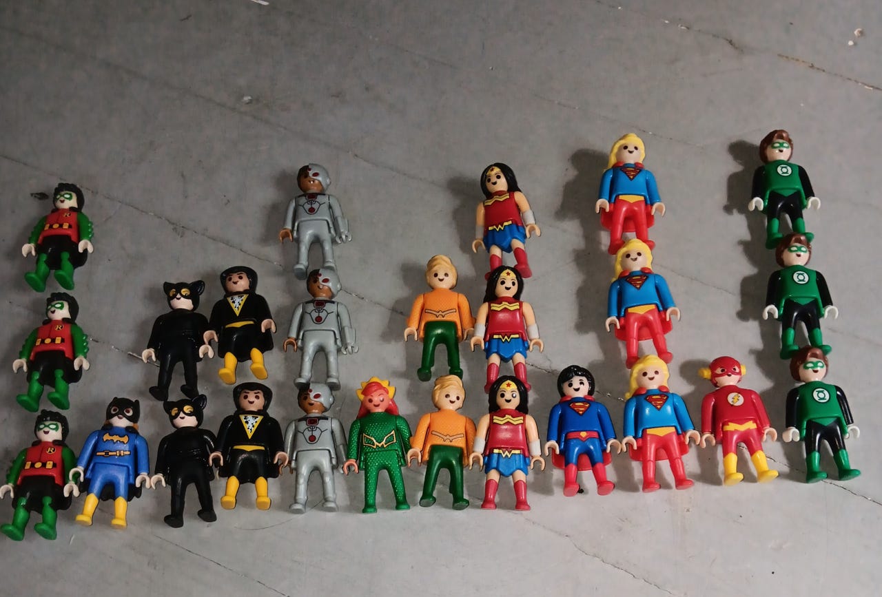 DC playmobil hahmoja