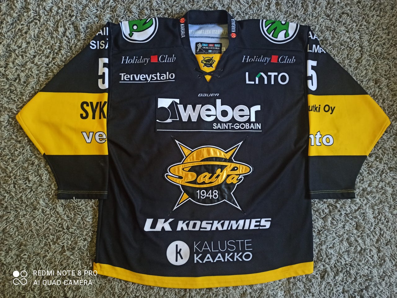 SaiPa gameworn pelipaita 2019-2020