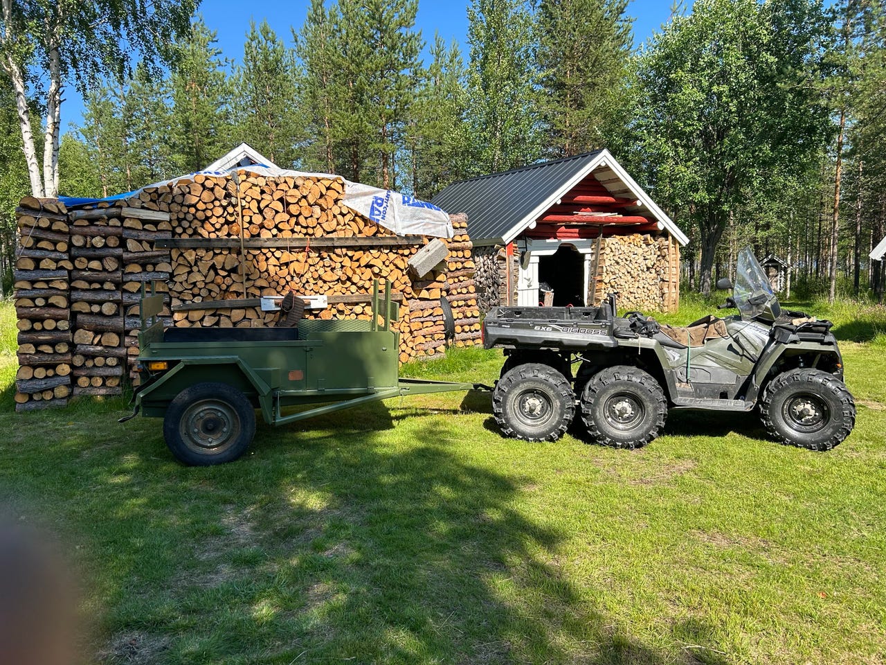 ASJ peräkärry (Traktoriin tai Mönkijään)